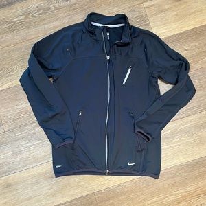 Mens Authentic Nike dry fit fleece jacket size small